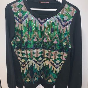 Sequined sweater